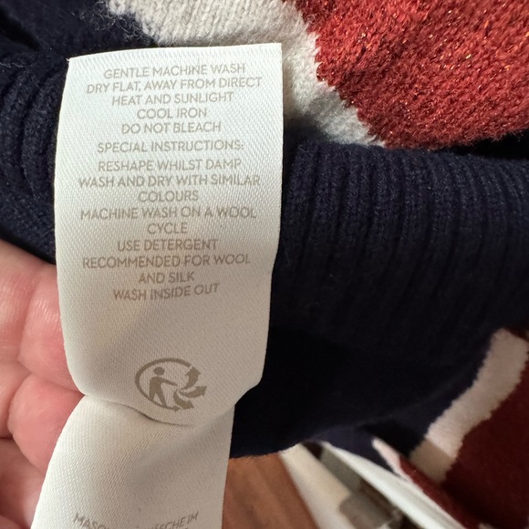 Boden Union Jack Sweater Jumper Crewneck - Picture 14 of 15